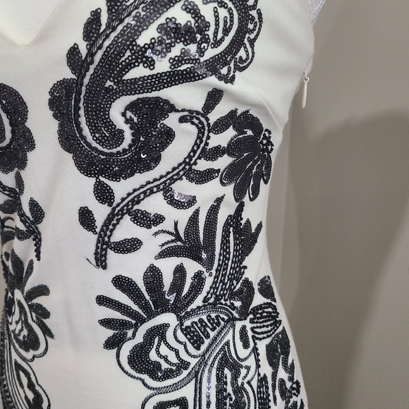 BEBE SEQUIN MIDI DRESS SIZE XS - Picture 6 of 9